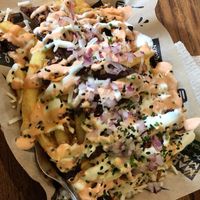 supreme fries  at Mad Mad Vegan - Chueca in Madrid