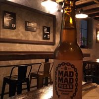 The blonde ale at Mad Mad Vegan - Chueca in Madrid