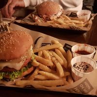 Beyond burger at Mad Mad Vegan - Chueca in Madrid