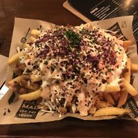 Supreme yaya fries at Mad Mad Vegan - Chueca in Madrid