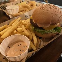 This sauce for the fries were so good!  at Mad Mad Vegan - Chueca in Madrid