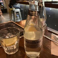 The sparkling water was great! at Mad Mad Vegan - Chueca in Madrid