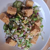 Tofu bistro salad at The Rustic Grill in Turriff