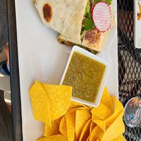 Veggie burrito at Tekila in Park City