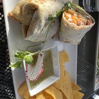 I can’t remember the name on the menu but it’s the burrito with French fries minus the queso    at Tekila in Park City