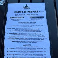 Great vegan menu!  at Tekila in Park City
