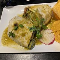 The veggie Gordo with green sauce  at Tekila in Park City