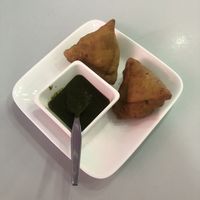 jain samosa  at Delhi Sweets in Bangkok