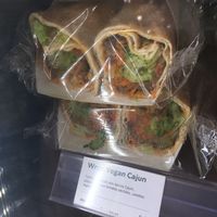 Vegan cajun wrap at Starbucks in Metz