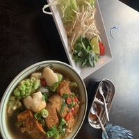 Noodle soup met tofuu  at LaCa Vietnamese Cuisine & Bar in Groningen