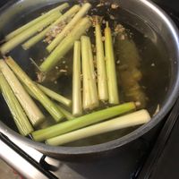Homemade ginger lemongrass tea at LaCa Vietnamese Cuisine & Bar in Groningen