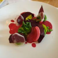 Vegan:
Rande in der Salzkruste gegart, Brunnenkresse Kartoffelstock und süss-sauer mariniertem Rettich at Wellness Hotel Roessli in Weggis