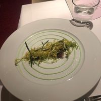Lettuce, seaweed caviar, dill dressing at Cookies Cream in Berlin