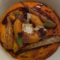 Carrot soup   at Cookies Cream in Berlin