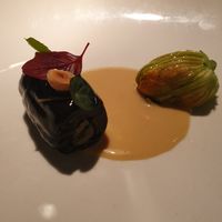 Courgette flower at Cookies Cream in Berlin