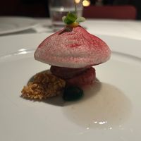 Dessert was cute and light at Cookies Cream in Berlin