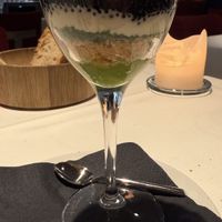 Vegan caviarr  at Cookies Cream in Berlin