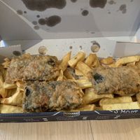 To-fish and chips at Simpsons in Stroud