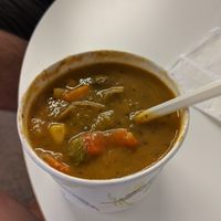 Roasted Vegetable Soup at Savory Leaf Cafe in Trenton