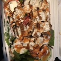 Buffalo chick’n salad  at Savory Leaf Cafe in Trenton