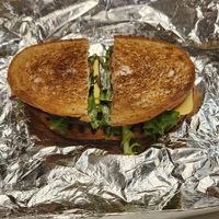 Roast beef sandwich at Savory Leaf Cafe in Trenton