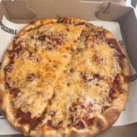 Plain pizzaa  at Savory Leaf Cafe in Trenton