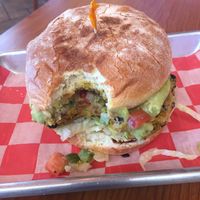 Veggie burger  at The Sweet and Savory Spot in Westmont