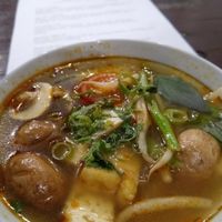 Sweet and sour soup. at Tiato in Berlin