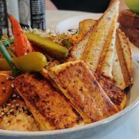 (not so) spicy tofu at Arlo in Brighton