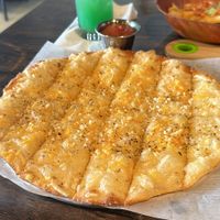 3 cheese bread. Sooo good    at Pythagoras Conscious Food Philosophy in Houston