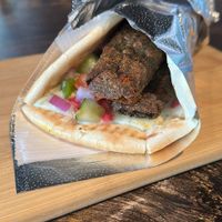 Kabob gyro. A must    at Pythagoras Conscious Food Philosophy in Houston
