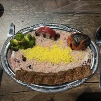 Kabob- it’s crazy good    at Pythagoras Conscious Food Philosophy in Houston