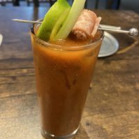 Bloody vegan — too spicy for me to drink    at Pythagoras Conscious Food Philosophy in Houston
