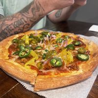 Pizza  at Pythagoras Conscious Food Philosophy in Houston