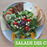Salade au végé-pâté at Chez Victor - St Foy in Quebec