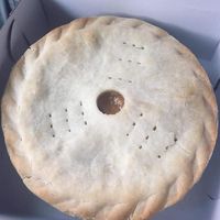 Mini peach pie at Pie Jacked in Round Rock