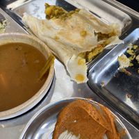 (Mostly eaten) masala dosa   at Shree Jagannath in Christchurch