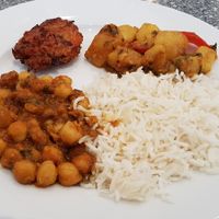 Vegan curry  at Shree Jagannath in Christchurch