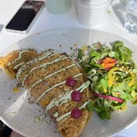 Chickpeas omelette  at Kat's Kitchen Brunch Club in Split