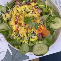 Chickpea omelette  at Kat's Kitchen Brunch Club in Split