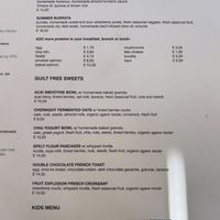 Menü   at Kat's Kitchen Brunch Club in Split