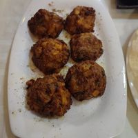 Pakoras de verduras at Muglia in Granada