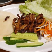 Peking soya duck rolls at Minh Sang Vegan in Beecroft