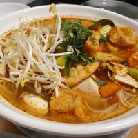 Thai Tom Yum Soup at Minh Sang Vegan in Beecroft