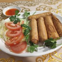 Seafood vegan spring roll yummy 😋 at Minh Sang Vegan in Beecroft