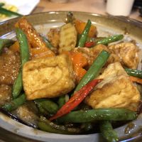 Eggplant dish  at Minh Sang Vegan in Beecroft