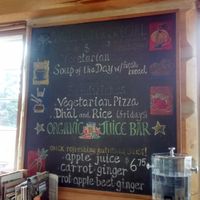 Menu at Alpine Bakery in Whitehorse