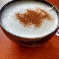 Soy chai latte at Alpine Bakery in Whitehorse