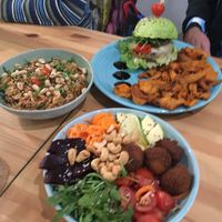 Three dishes #Veganuary at Bali Food & Drinks in Leiria