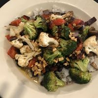 Broccoli with toasted garlic  at La Botana in Winston-salem